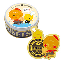 元町夜市 ごーふるん・れすぽぽんミニゴーフル・ピンバッチ