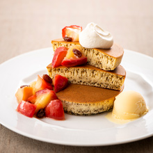 林檎と紅茶のホットケーキ
