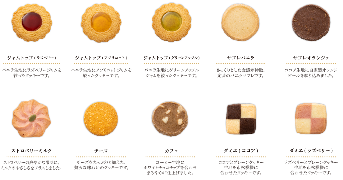 デセールショアジ10種
