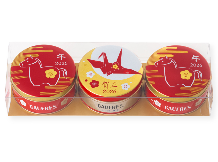 干支・賀正ミニゴーフル3入