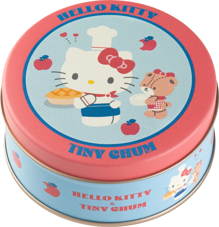 ハローキティ&タイニーチャム ミニゴーフル缶